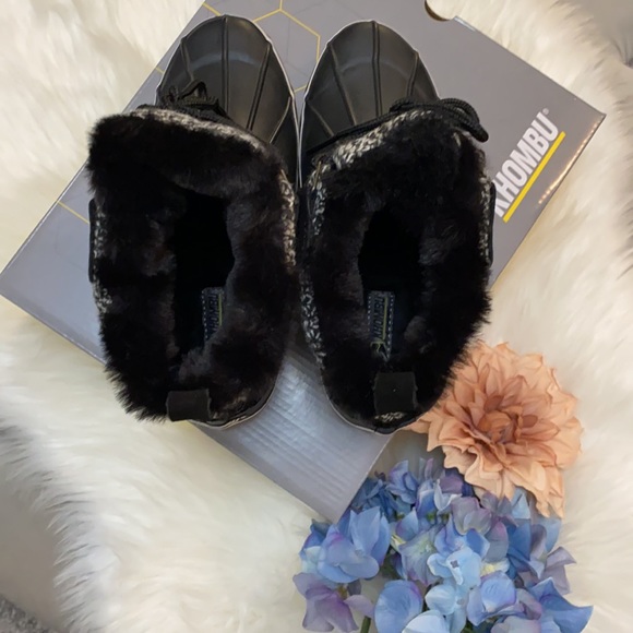 NEW! Waterproof Black Ankle Snow Boots - Picture 4 of 9